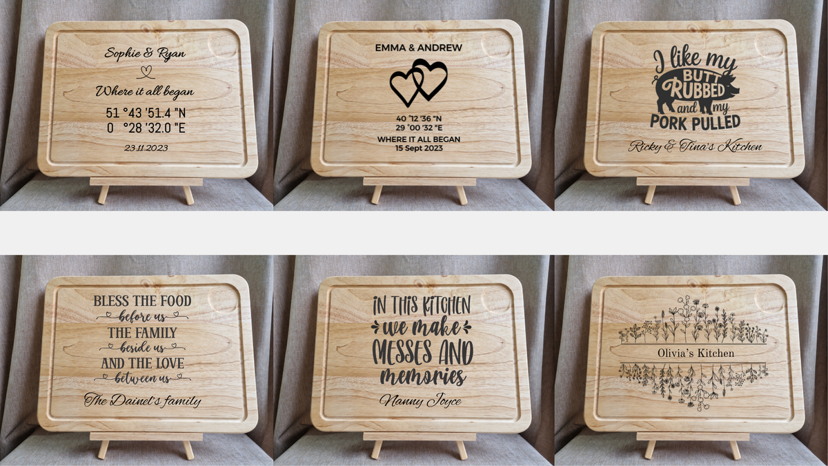 Personalised Wooden Chopping Board