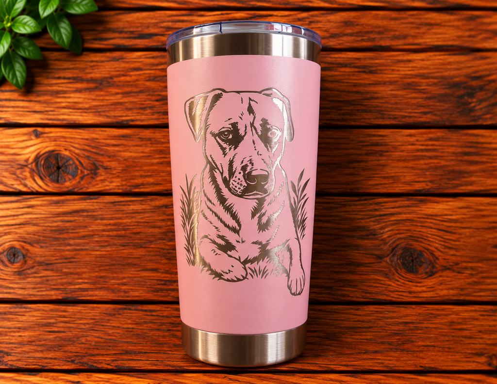 20oz Personalised Tumbler. Photo, Image, Handwriting.