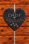 Pet Memorial Slate (with display rod)