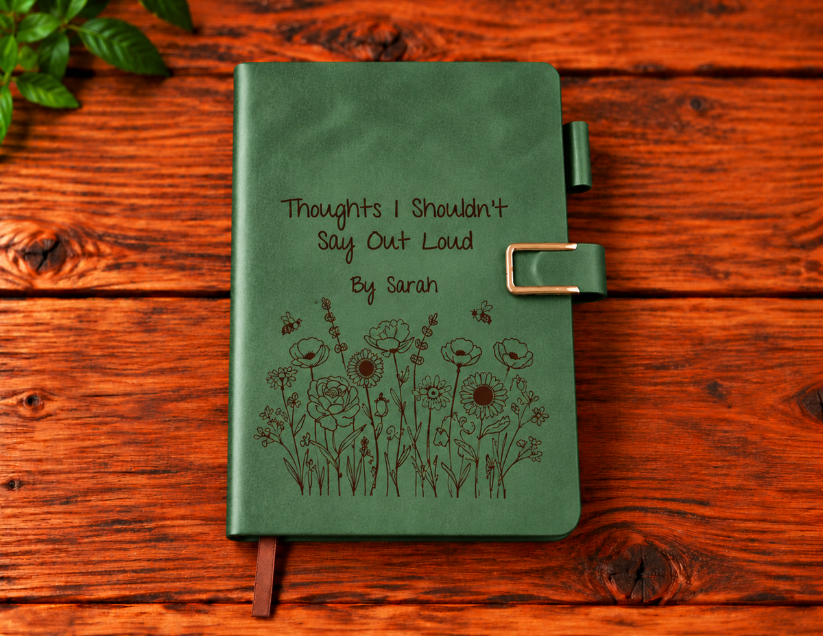 Notepads Laser Engraved (lined paper)