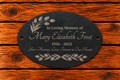 Memorial Slate Sign Oval