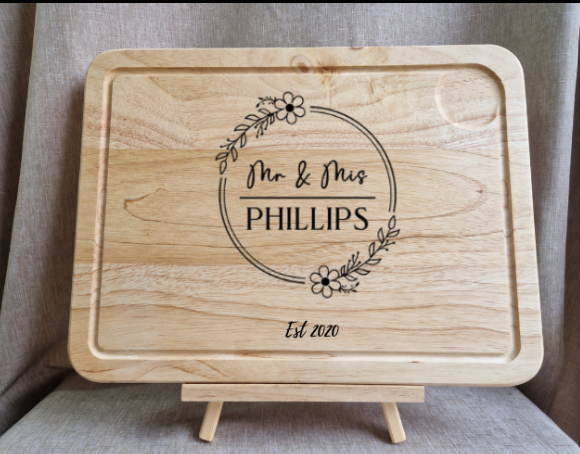 Personalised Wooden Chopping Board