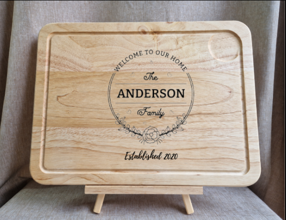 Personalised Wooden Chopping Board