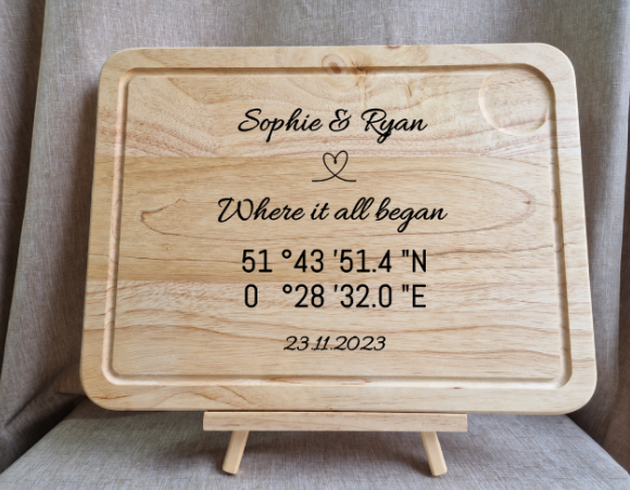 Personalised Wooden Chopping Board