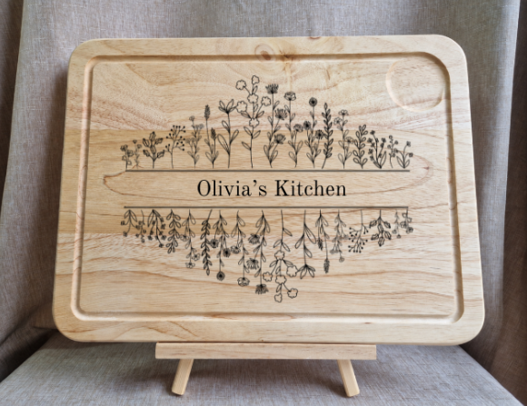 Personalised Wooden Chopping Board