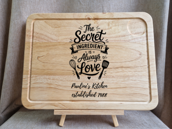 Personalised Wooden Chopping Board