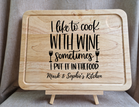 Personalised Wooden Chopping Board