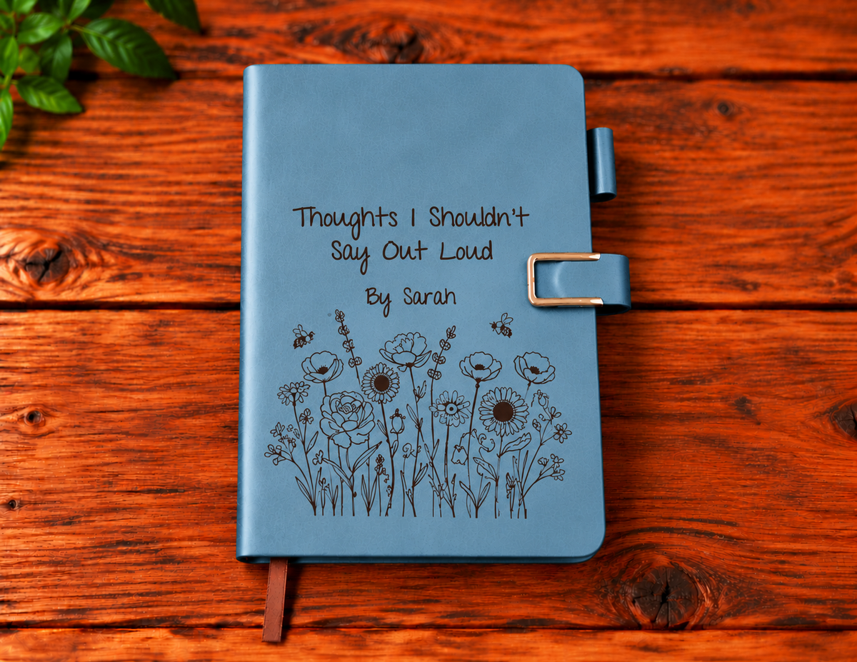 Notepads Laser Engraved (lined paper)